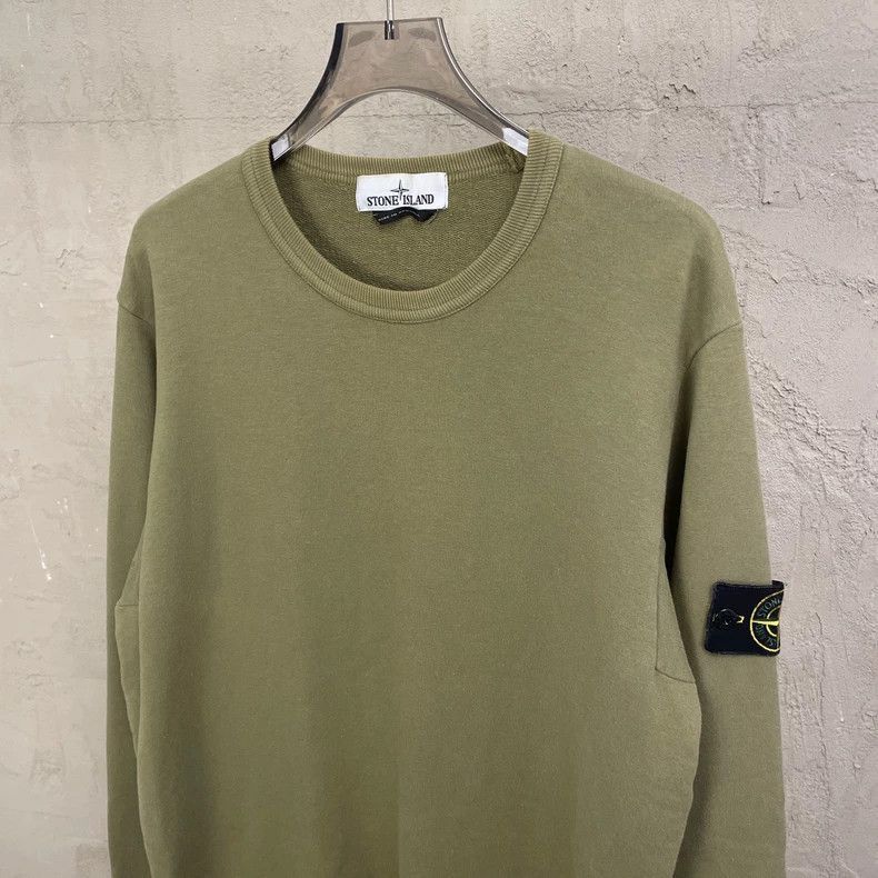 Stone Island Stone Island Olive Logo Crewneck Sweater -2506 Size US M / EU 48-50 / 2 - 6 Thumbnail
