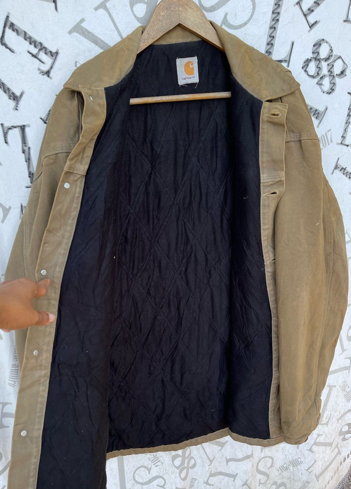 Carhartt 🔥Vintage 90's Carhartt Duck/Canvas Chore Work Jacket Size US XL / EU 56 / 4 - 13 Thumbnail