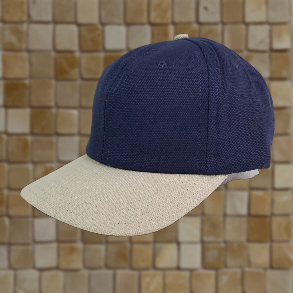 Vintage VINTAGE Town Talk Hat Baseball Cap Navy Blue USA Adjustable Knit Cotton Blend Embroidered Breathable Lightweight Solid 90s Sports Casual Mens Size ONE SIZE - 1 Thumbnail