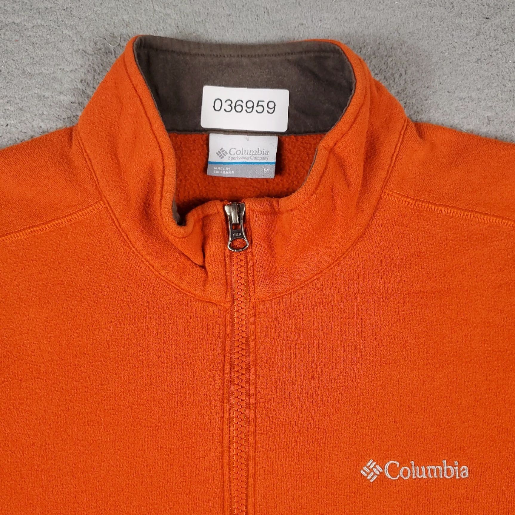 Vintage Columbia Sweater Mens Medium Orange 1/4 Zip Up Pullover Sweatshirt Size US M / EU 48-50 / 2 - 3 Thumbnail