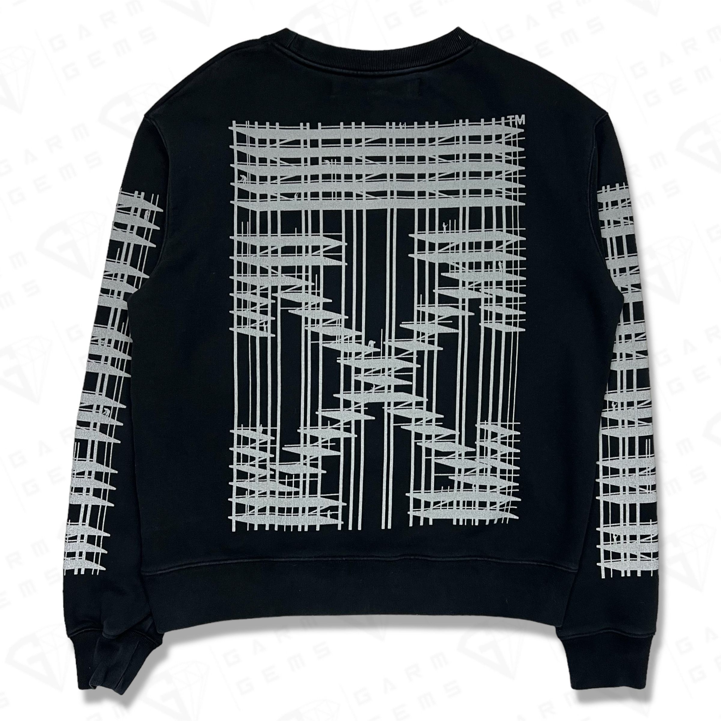 Off-White Off-White Diagonal Industrial Logo Sweatshirt Size US L / EU 52-54 / 3 - 2 Thumbnail