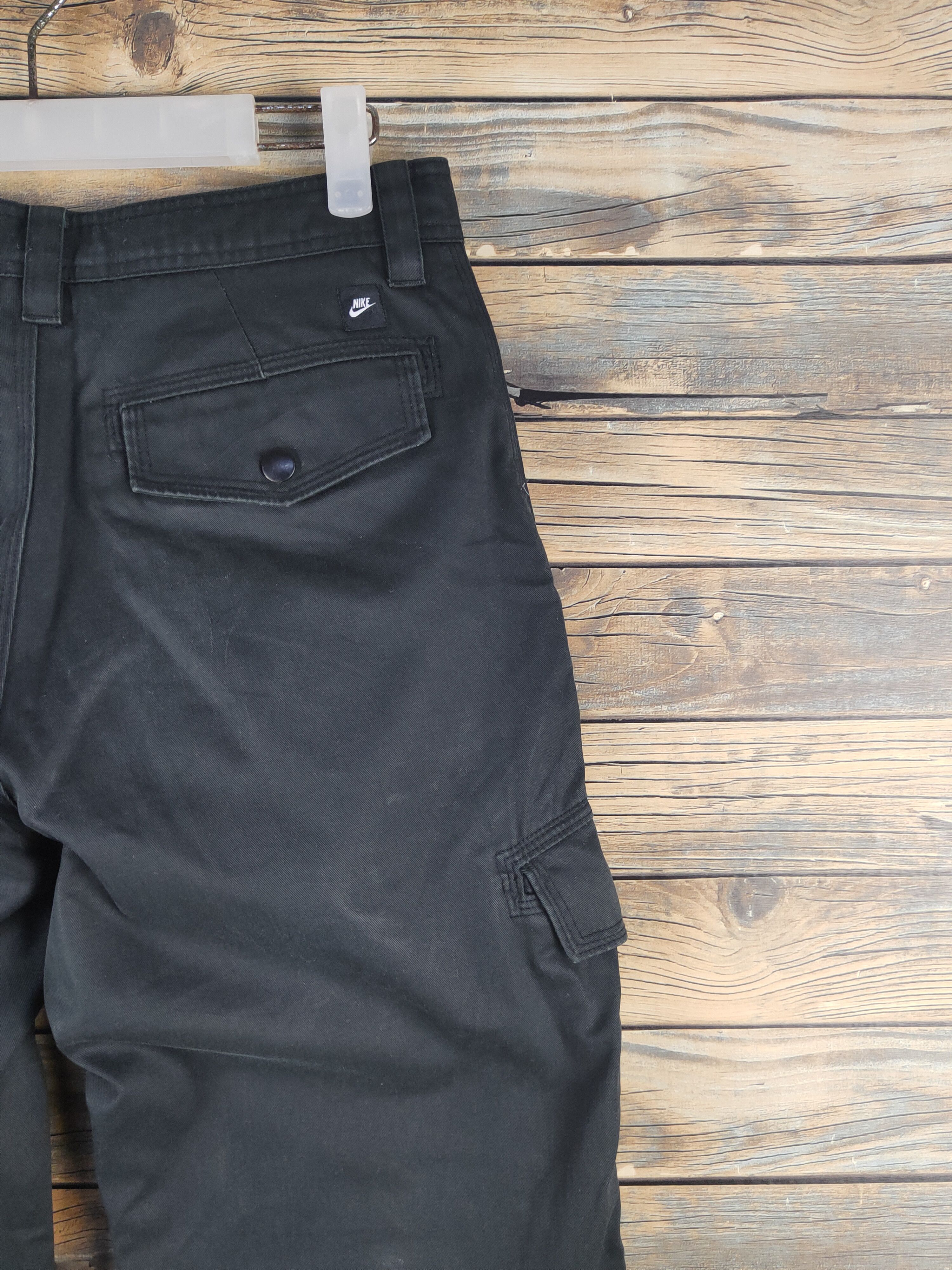Nike DLL Nike Black Multipocket Utility Cargo Pants #5030T Size US 28 / EU 44 - 11 Thumbnail