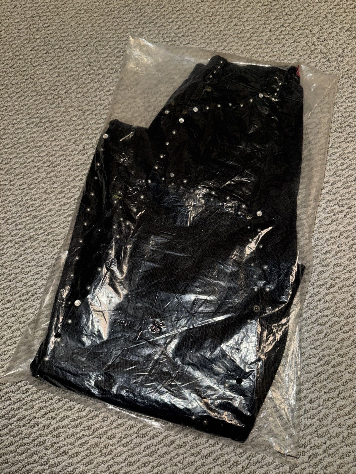 Supreme B.B Simon Black denim pants