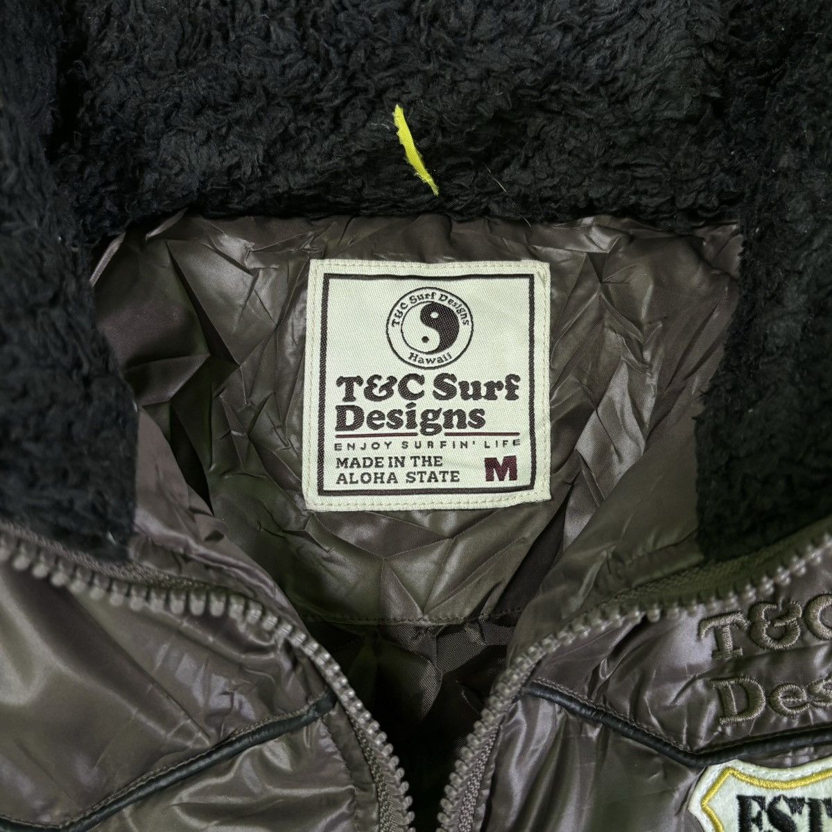 Vintage T&C Surf Fur jacket down puffer If6was9 LGB Style