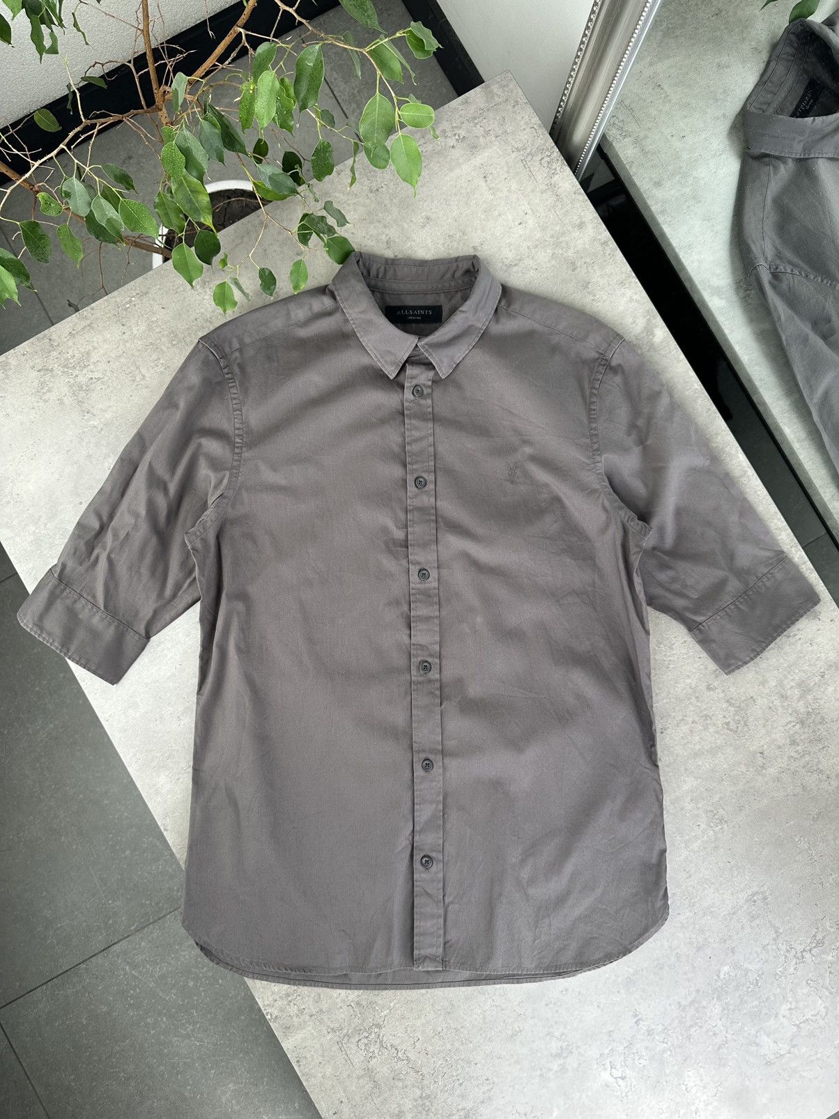 Allsaints Allsaints Shirt Short Sleeve Size US M / EU 48-50 / 2 - 1 Thumbnail