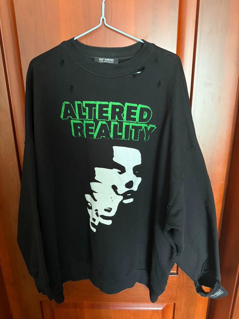 Raf Simons Raf simons Fw22 Ghost face portrait destroys the sweatshir Size US S / EU 44-46 / 1 - 1 Thumbnail