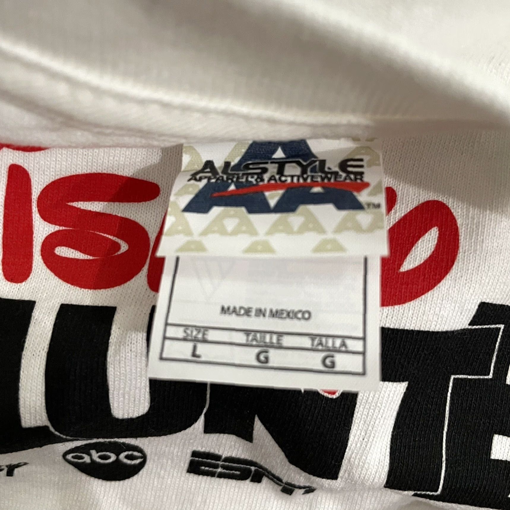 Disney Alstyle Disney VolunTears T-Shirt White 100% Cotton Mens Size L Tee Graphic Tee Disney VolunTears White Shirt Mens L Size US L / EU 52-54 / 3 - 4 Thumbnail