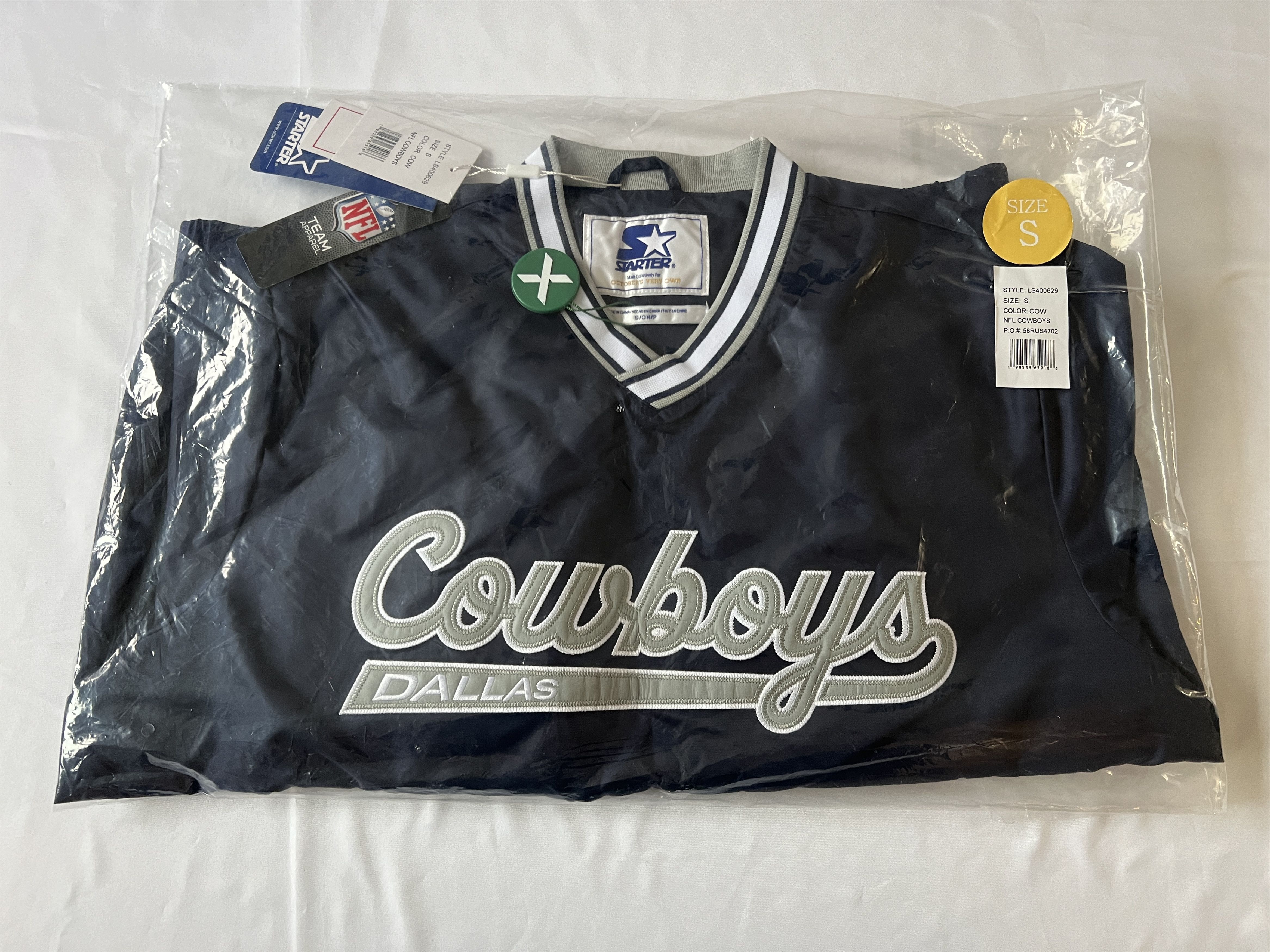 Drake OVO x NFL DALLAS COWBOYS STARTER TRAINER PULLOVER JACKET Size US S / EU 44-46 / 1 - 3 Thumbnail