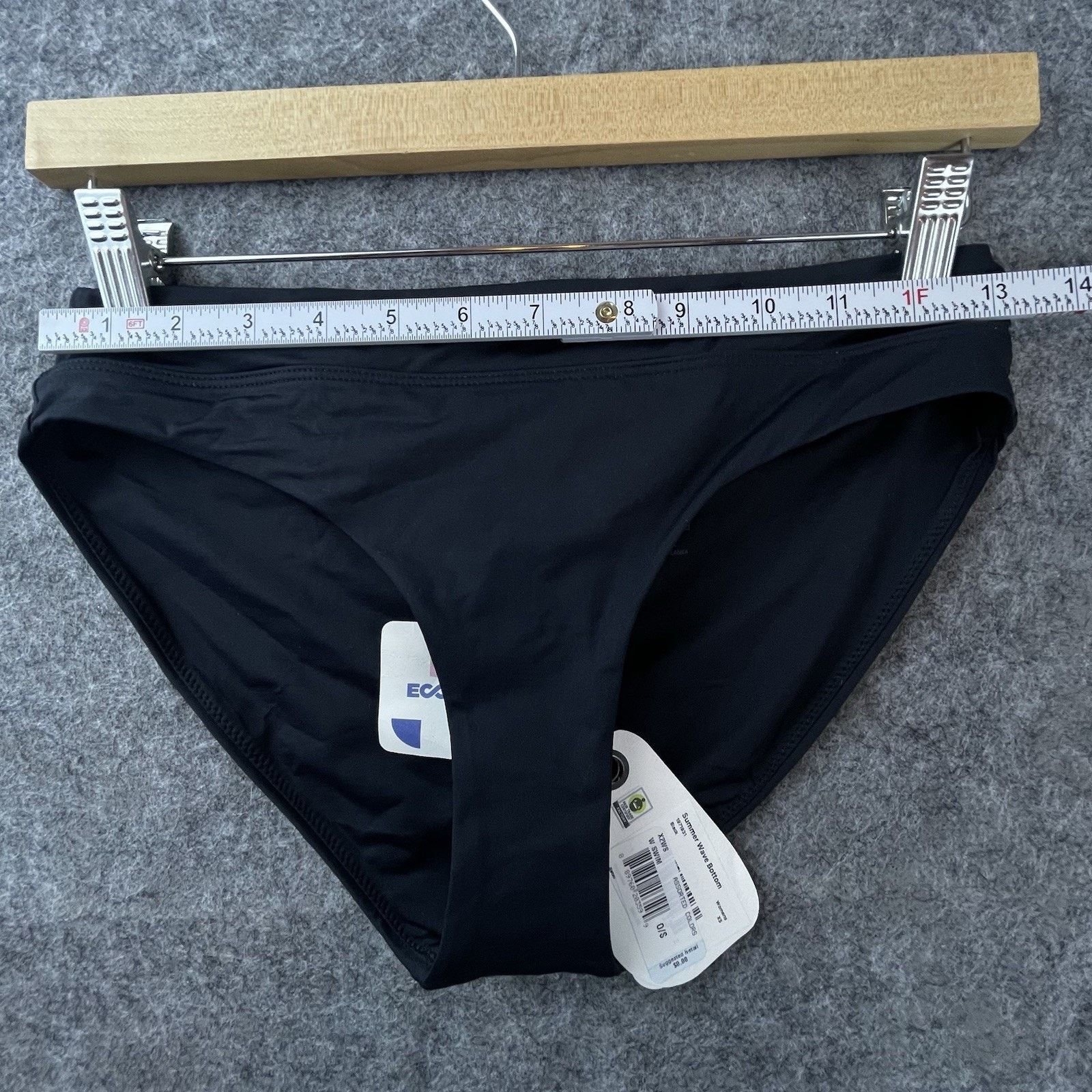 Prana Prana Bikini Bottom Womens Extra Small Summer Wave Black Size XS / US 0-2 / IT 36-38 - 4 Thumbnail