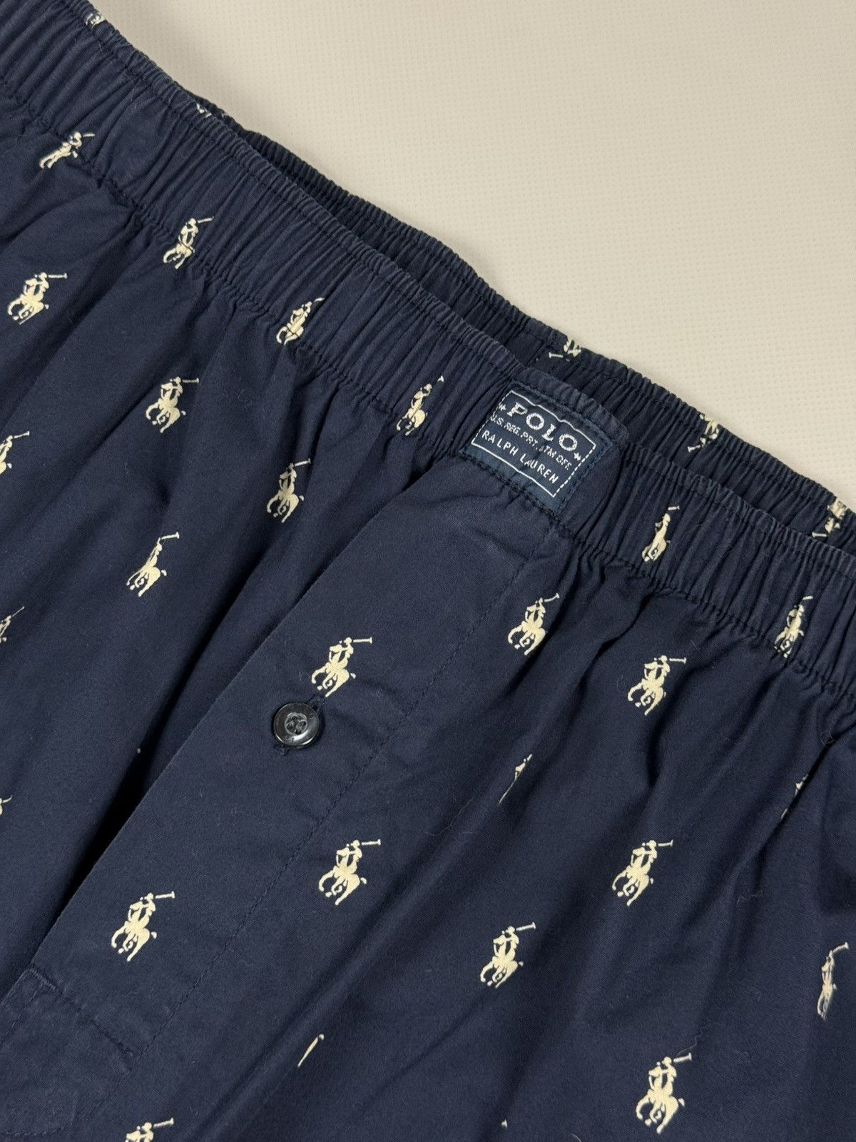Polo Ralph Lauren Polo Ralph Lauren Sleepwear Monogram Multilogopants Trousers Size US 32 / EU 48 - 10 Thumbnail