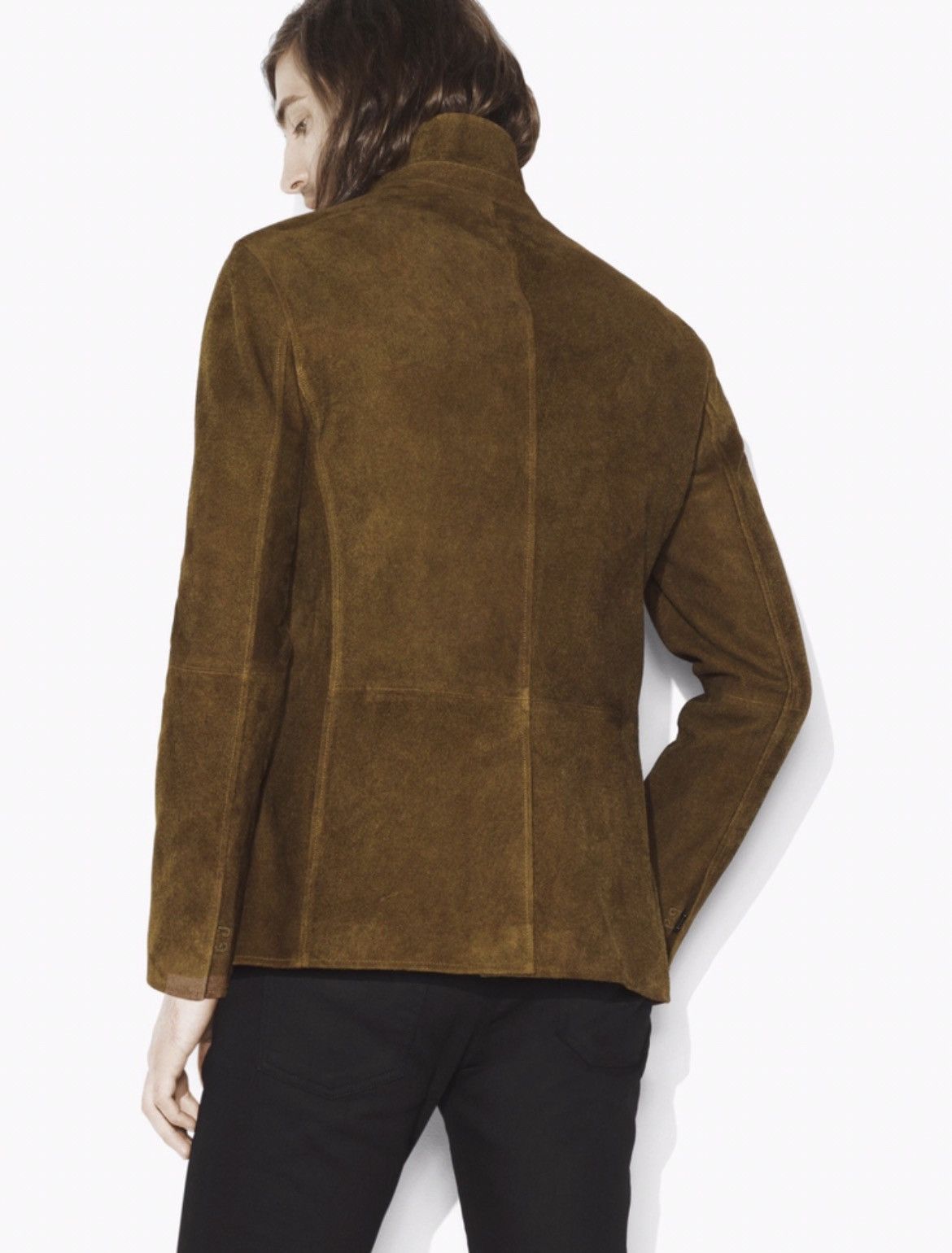 John Varvatos Hook And Bar Hairy Suede Jacket EU 56 US 46 Size US XL / EU 56 / 4 - 3 Thumbnail