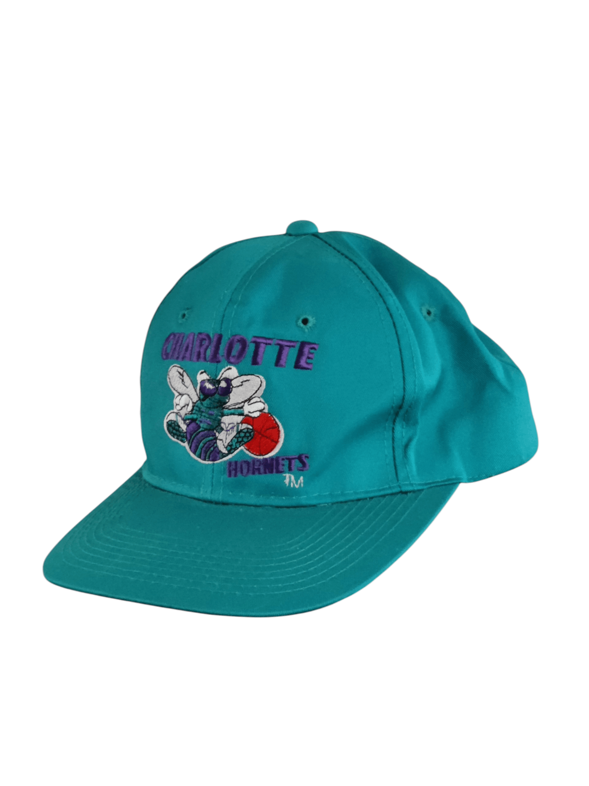 Vintage Youngan Charlotte Hornets NBA Snapback Vintage 90s Teal Size ONE SIZE - 1 Thumbnail