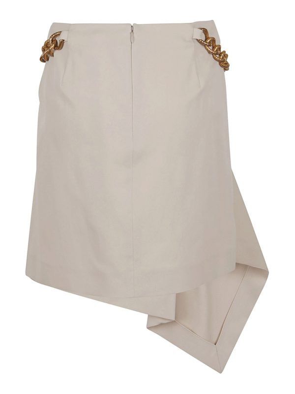 Givenchy o1y0925 Mini Skirt in Ivory Size 26" / US 2 / IT 38 - 2 Thumbnail