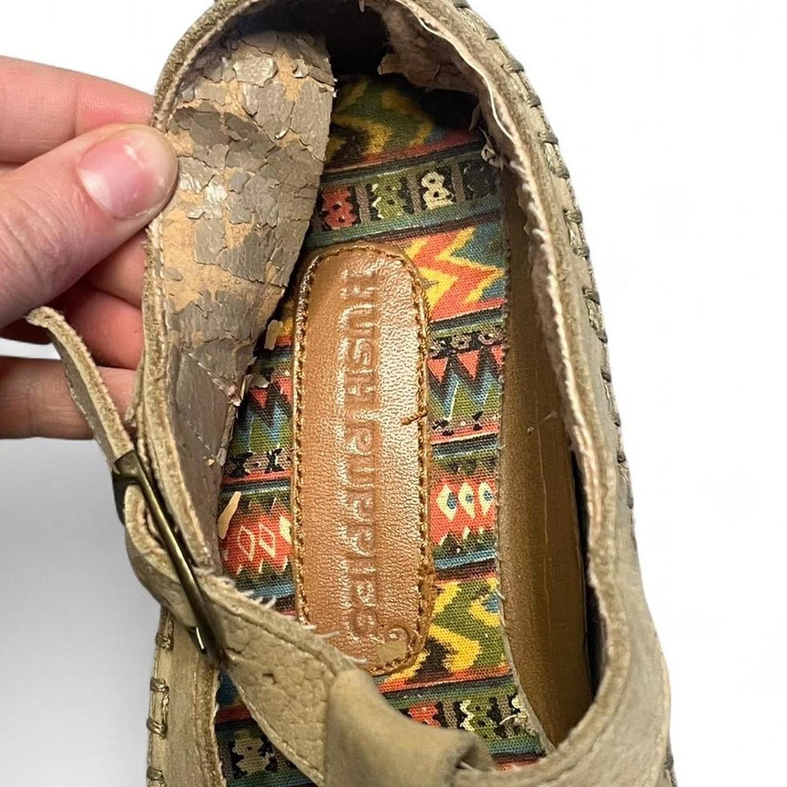 Hush Puppies Boho leather moccasins with turquoise detail Size US 6 / IT 36 - 3 Thumbnail