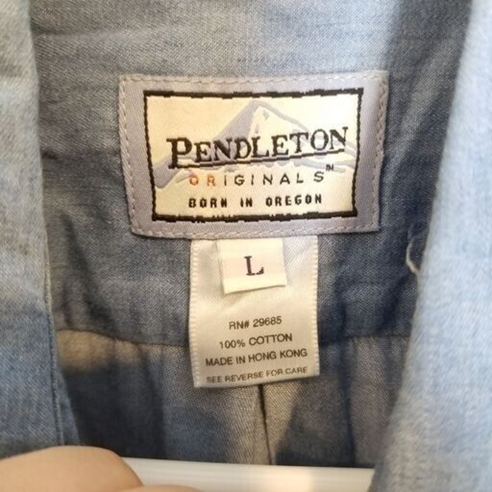 Pendleton Vintage Pendleton Womens Cotton Blouse Classic Preppy Size L Size L / US 10 / IT 46 - 6 Thumbnail