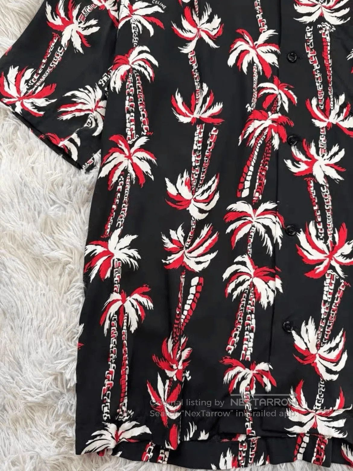 Celine Sz 38 Celine 23SS Palm Tree Hawaii Shirt. Size US M / EU 48-50 / 2 - 4 Thumbnail