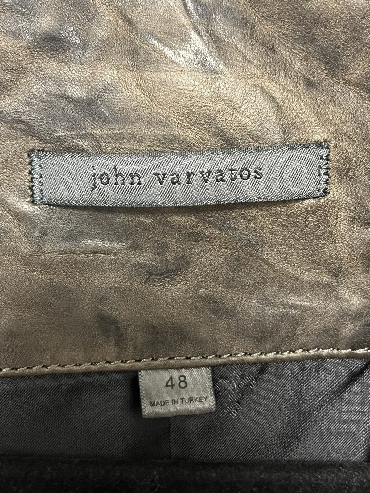 John Varvatos Leather Moto Jacket. Size EU 48 USA 38 Size US M / EU 48-50 / 2 - 13 Thumbnail