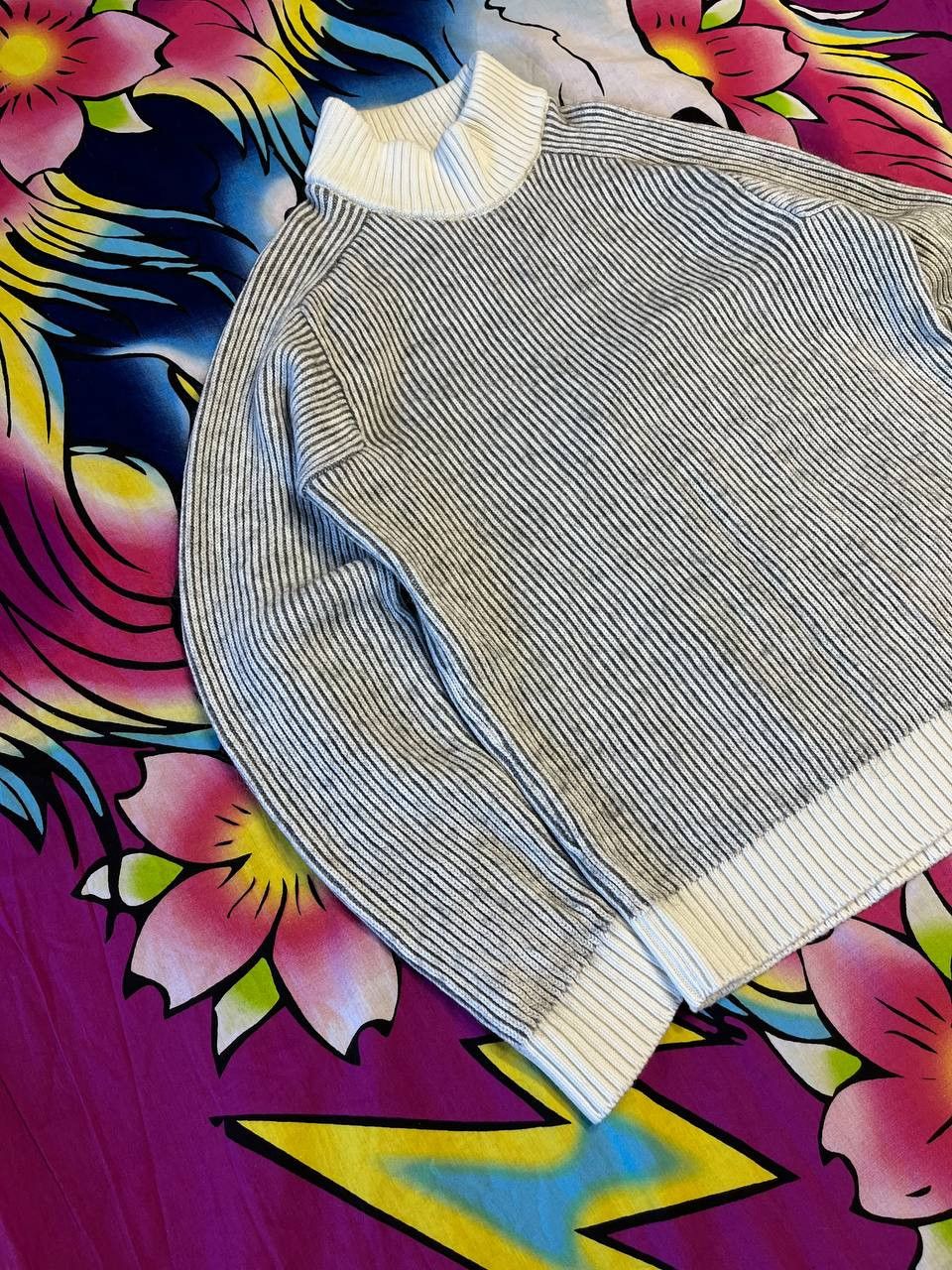 Hugo Boss Vintage Hugo Boss knit striped wool mens sweater y2k Size US L / EU 52-54 / 3 - 5 Thumbnail