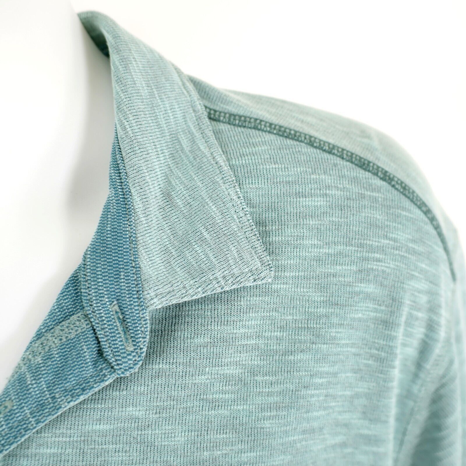 Tommy Bahama Tommy Bahama Large Polo Shirt Green Teal Island Zone Collard Size US L / EU 52-54 / 3 - 4 Thumbnail