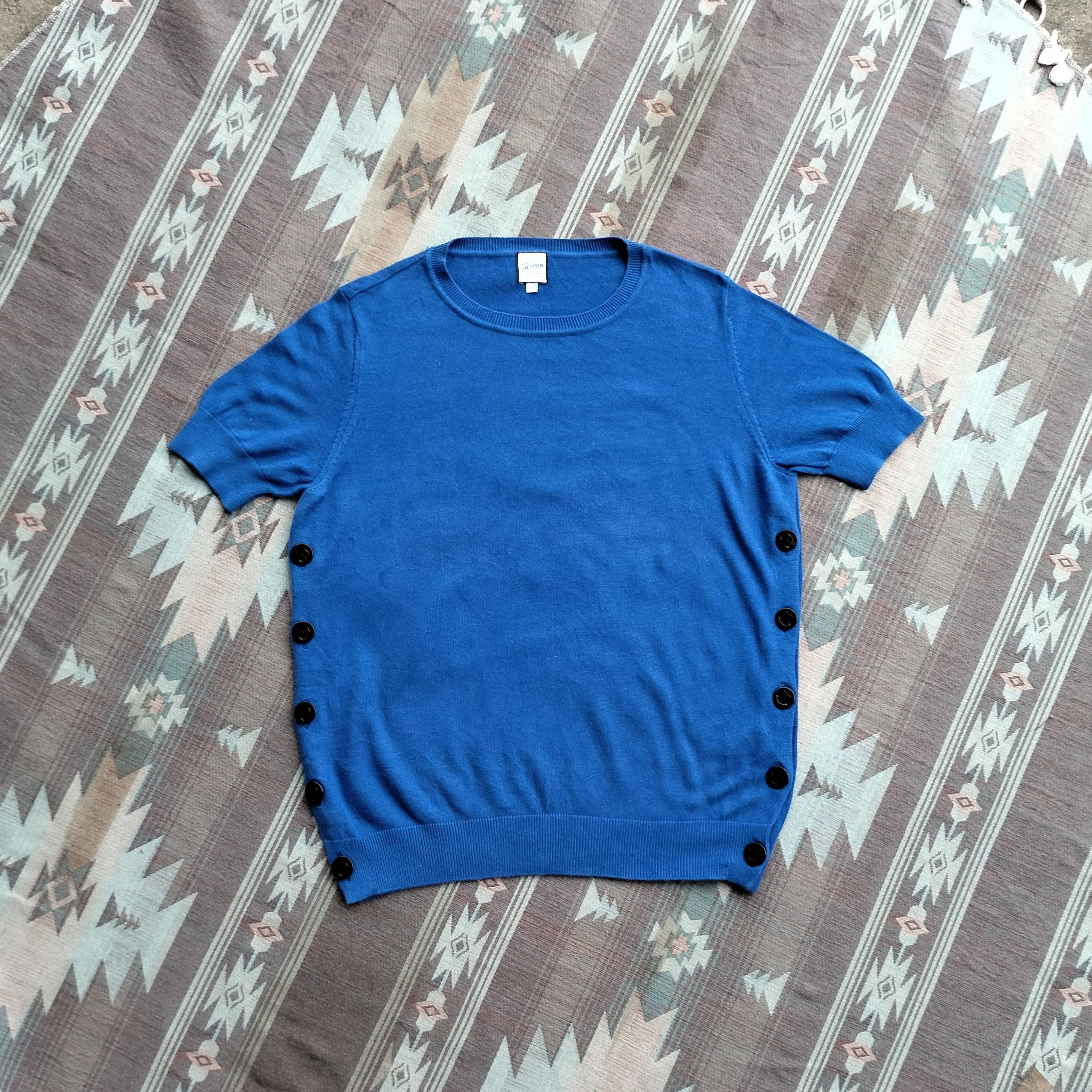 Jean Paul Gaultier for Sept Premieres button up side knitt