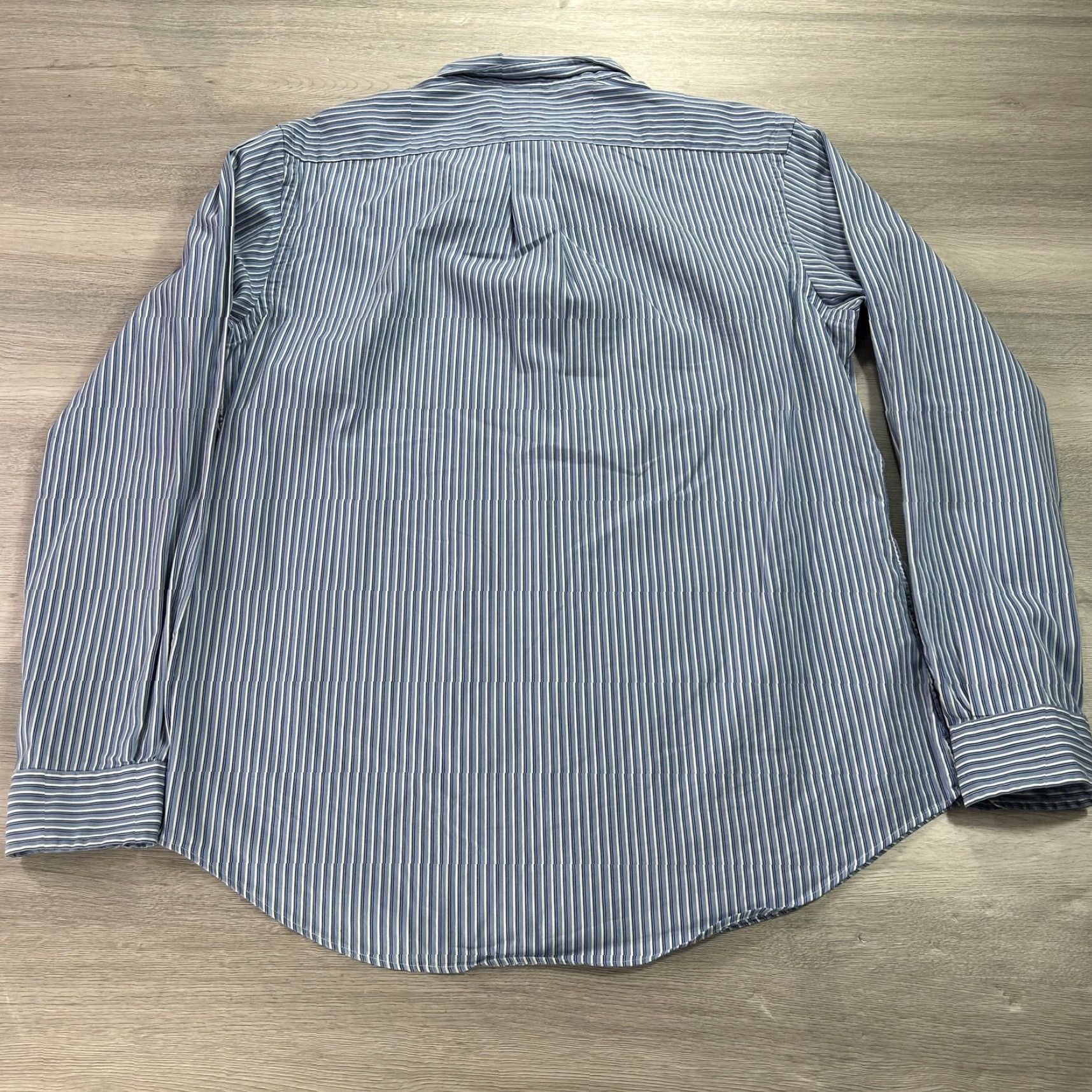 Ralph Lauren Ralph Lauren Shirt Mens Large Blue Striped Button Down Custom Fit Pony Logo Size US L / EU 52-54 / 3 - 2 Thumbnail