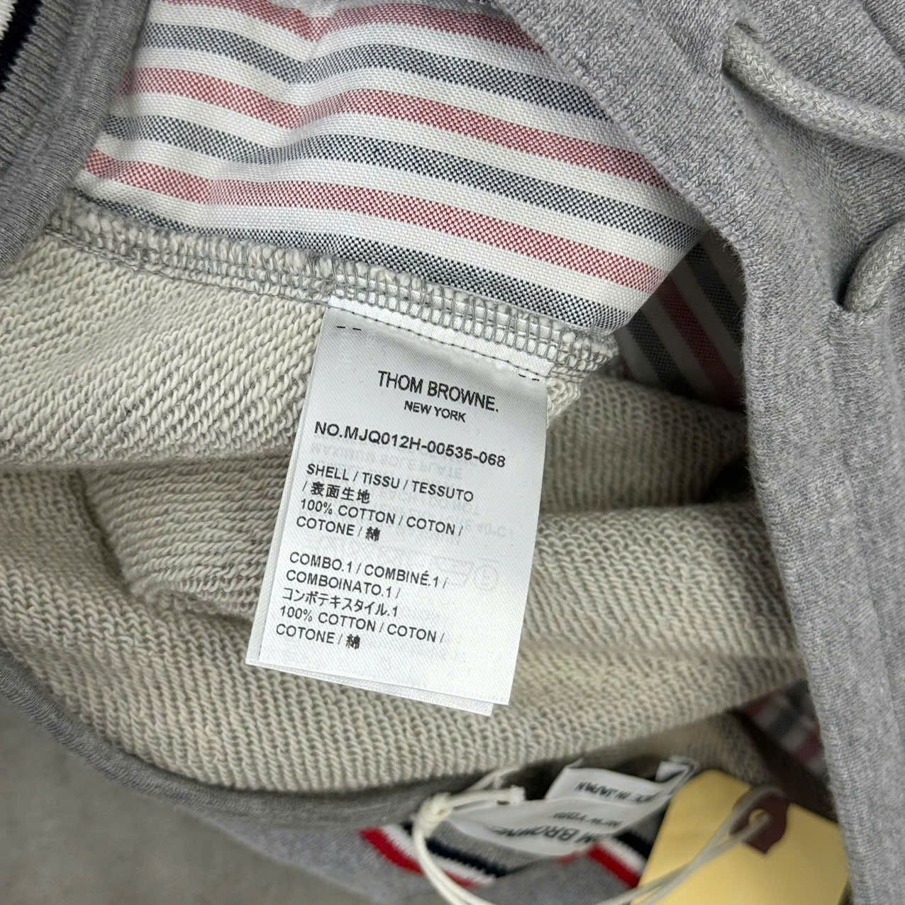 Thom Browne THOM BROWNE Bermuda Shorts In Grey Melange Cotton Size US 33 - 8 Thumbnail