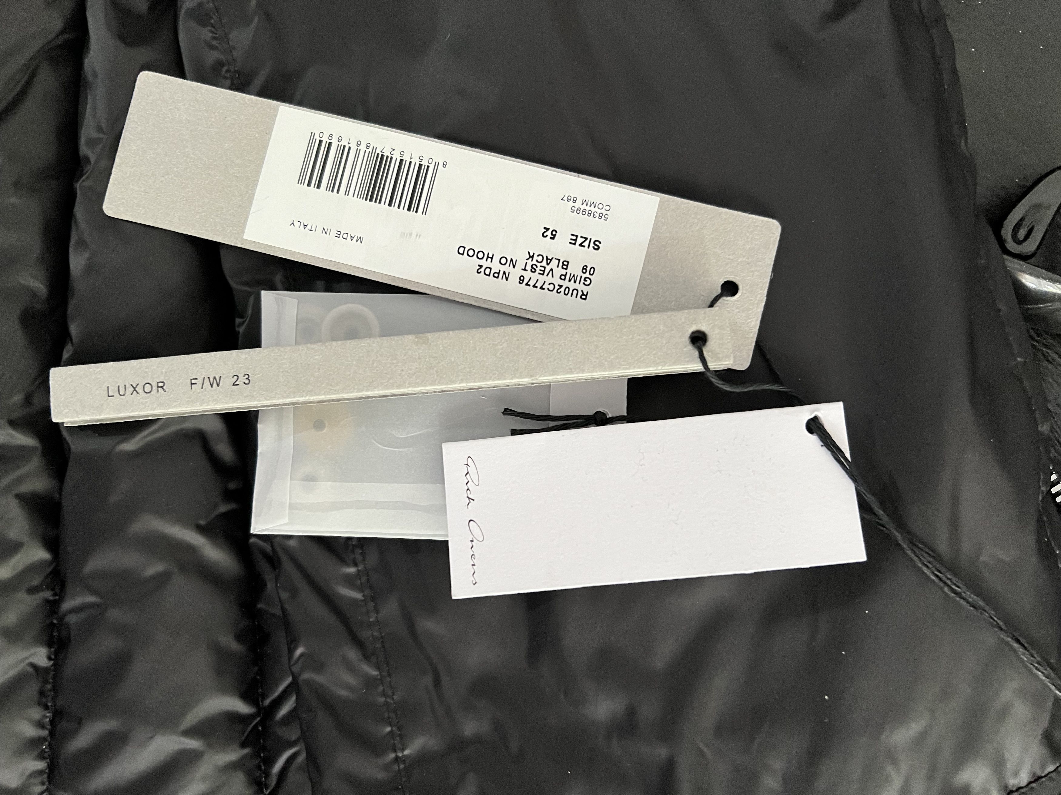 Rick Owens Gimp Detachable-Neck Padded Gilet Size US L / EU 52-54 / 3 - 13 Thumbnail