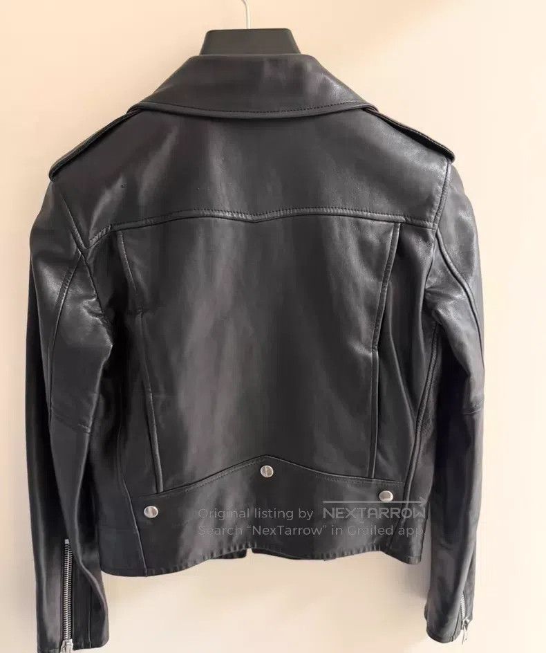 Saint Laurent Paris Saint Laurent Paris Motorcycle Zip Leather Jacket i Size XS / US 0-2 / IT 36-38 - 3 Thumbnail