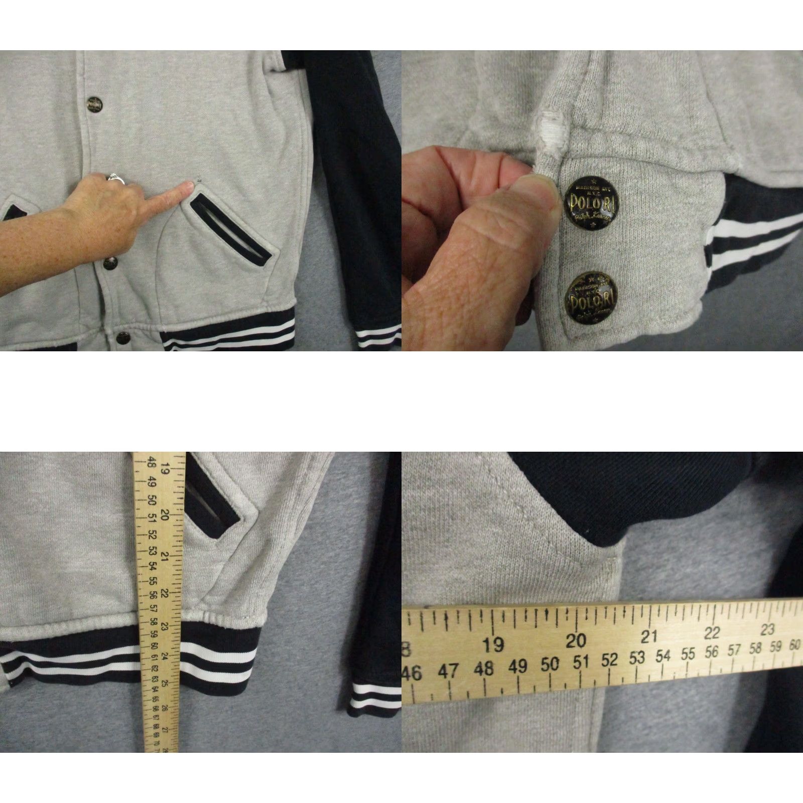 Polo Ralph Lauren Polo Ralph Lauren Madison Avenue Medium Fleece Varsity Jacket Limited Edition Navy Men M Jacket Regular USA Logo 90s College City New York Stadium Size US M / EU 48-50 / 2 - 8 Thumbnail