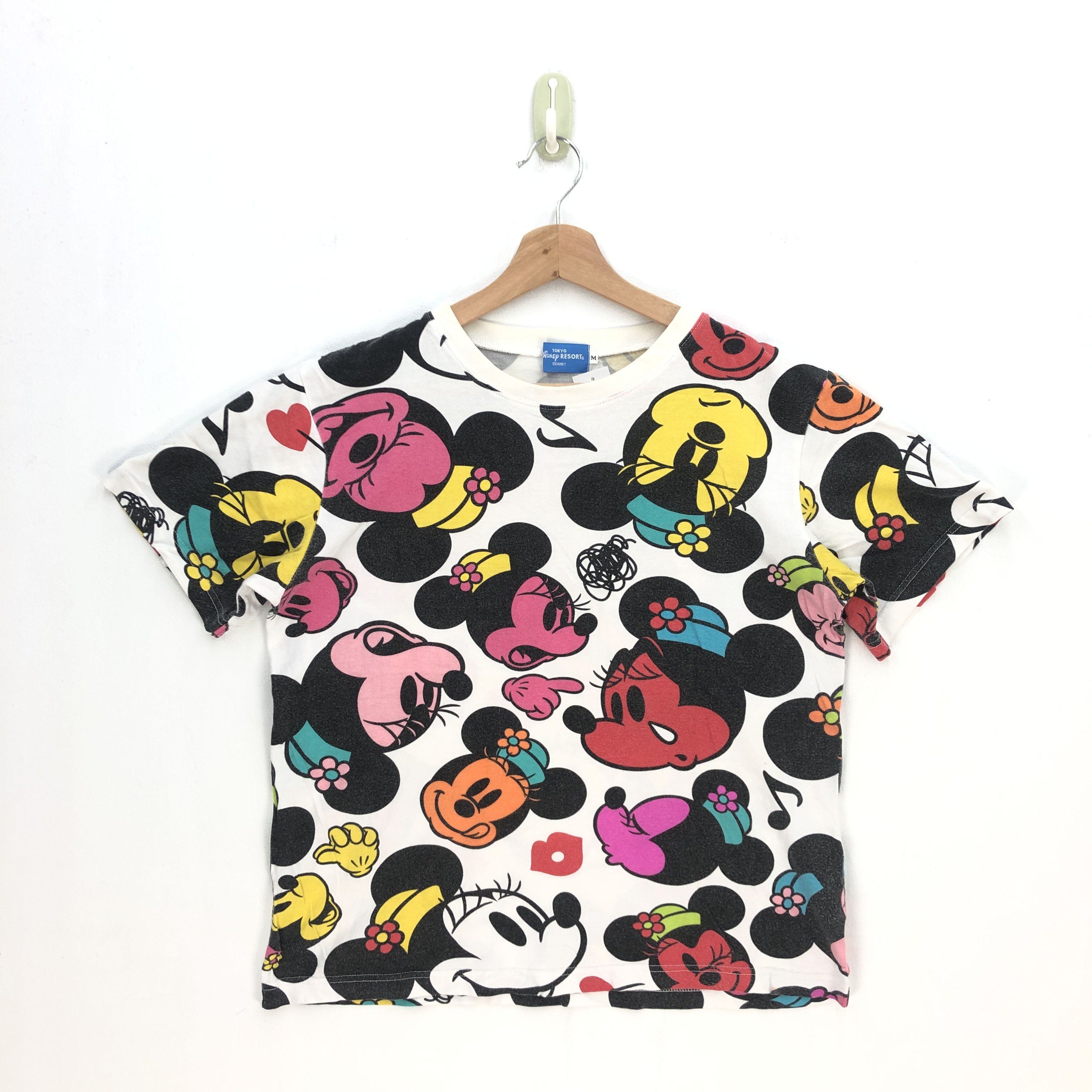 Disney Minnie Mouse T Shirt Overprint Disney Mickey Cartoon Tee Size US M / EU 48-50 / 2 - 1 Thumbnail