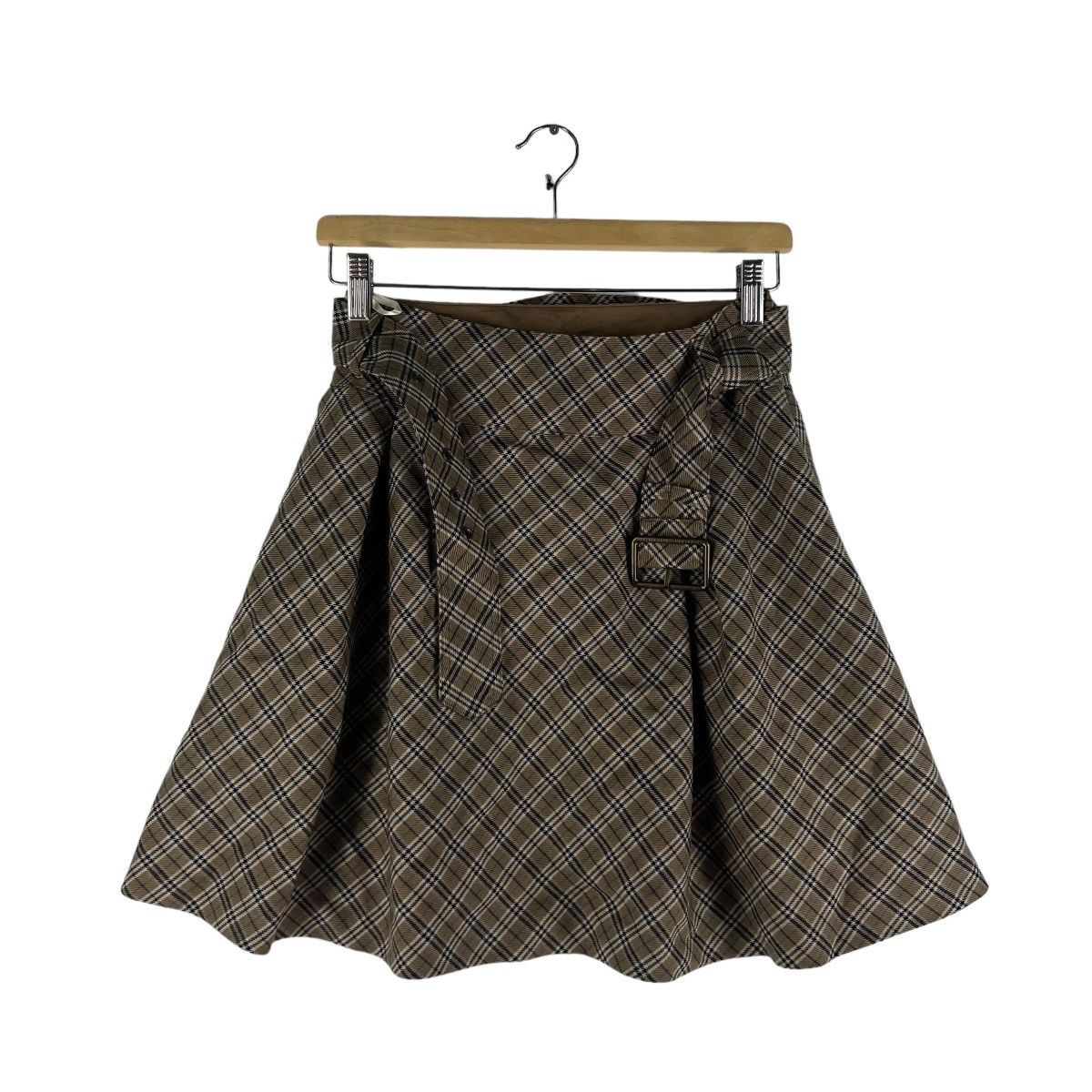 Burberry 🔥VINTAGE BURBERRY LONDON BLUE LABEL SKIRT NOVA CHECK Size 26" / US 2 / IT 38 - 1 Thumbnail