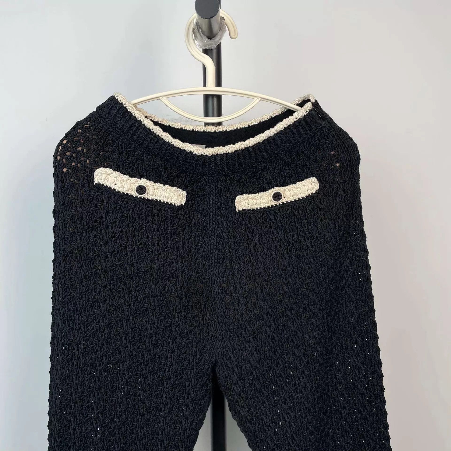 Chanel Chanel silk pants 36 blue 95 New Size 26" / US 2 / IT 38 - 9 Thumbnail