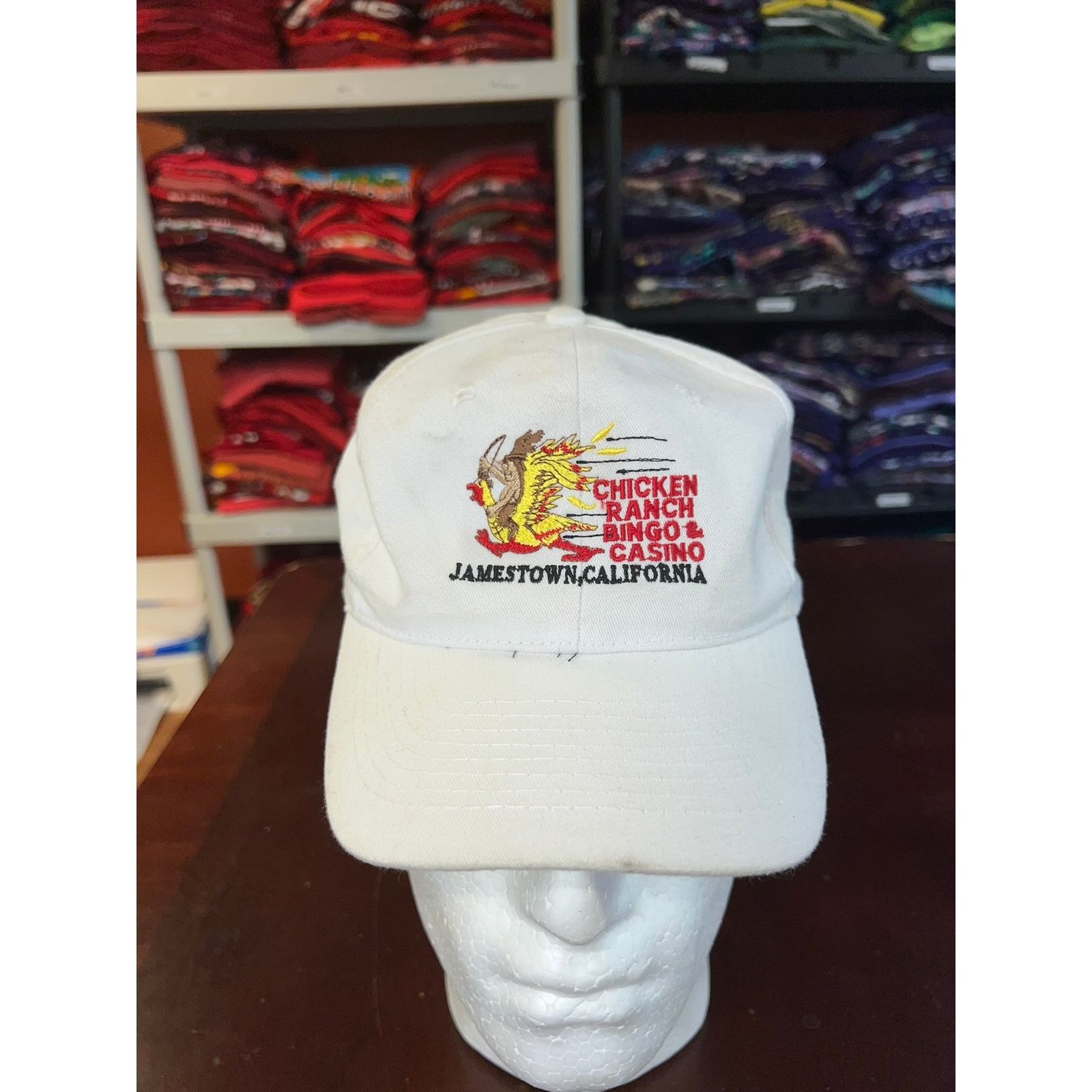 Vintage Vintage Chicken Ranch Hat Bingo Casino California Headwear Size ONE SIZE - 1 Thumbnail