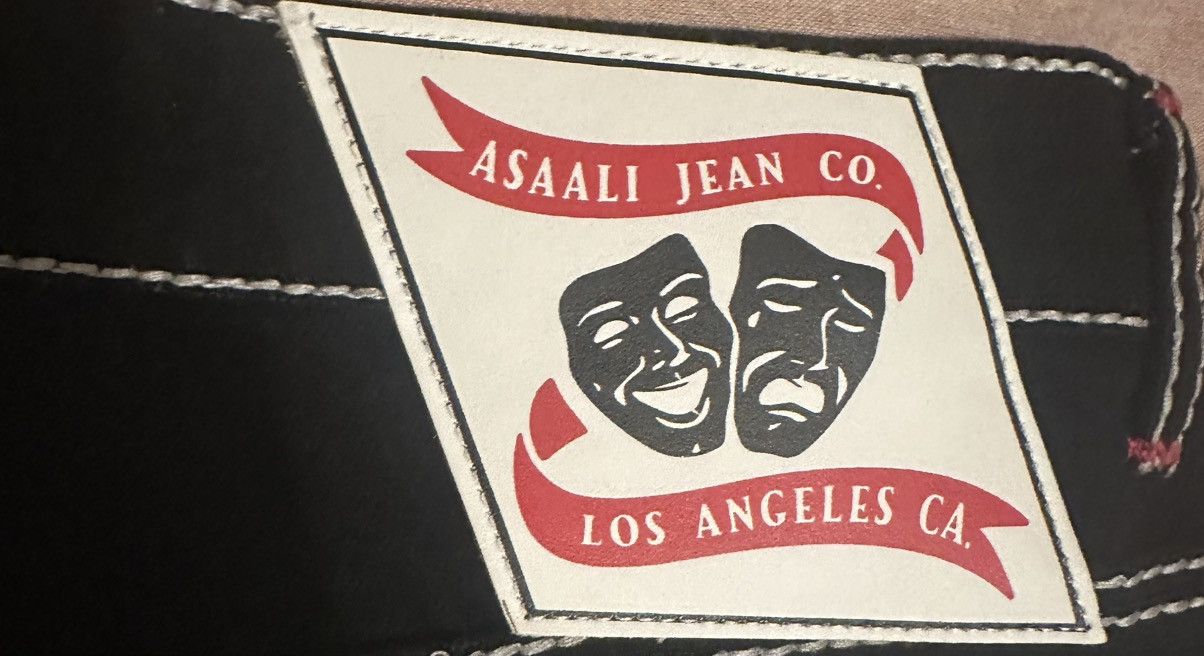 Asaali Asaali “Laugh Now Cry Later” Denim Jeans Size US 28 / EU 44 - 4 Thumbnail