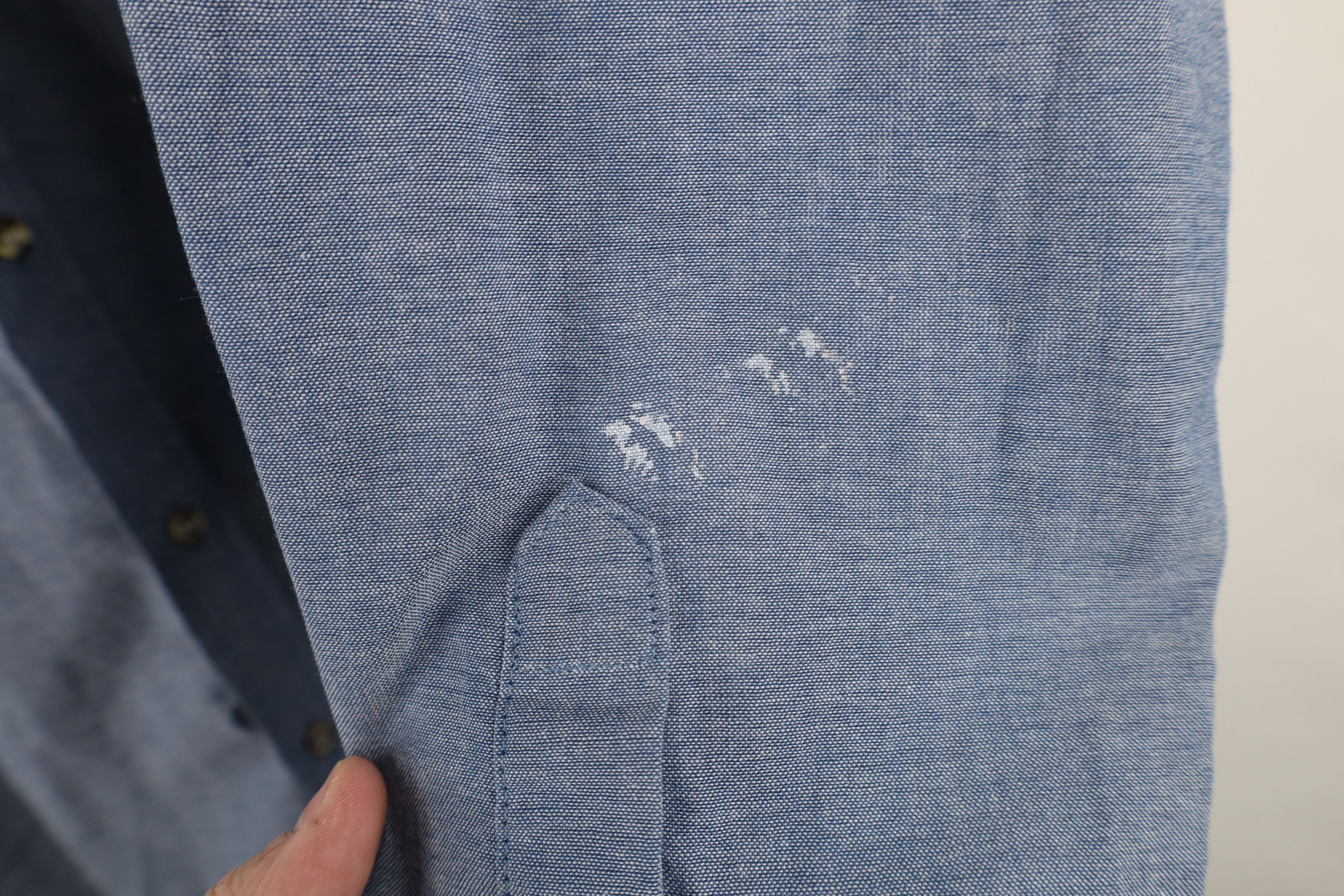 Vintage Vintage 90s Spell Pepsi Co Chambray Button Down Shirt USA Size US L / EU 52-54 / 3 - 9 Thumbnail