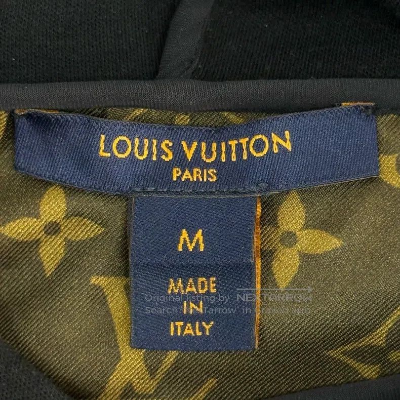 Louis Vuitton Louis Vuitton Black classic logo hooded sweatshirt Size US M / EU 48-50 / 2 - 5 Thumbnail
