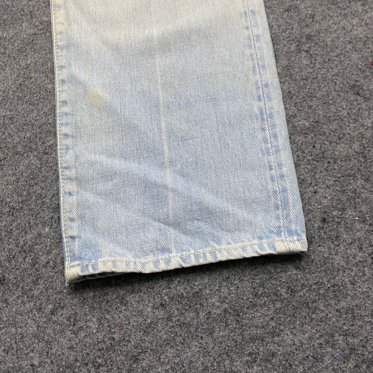 Blue Blue Japan Vintage 90s Blue Blue Japan Selvegde Patchwork Denim Size US 29 - 14 Thumbnail