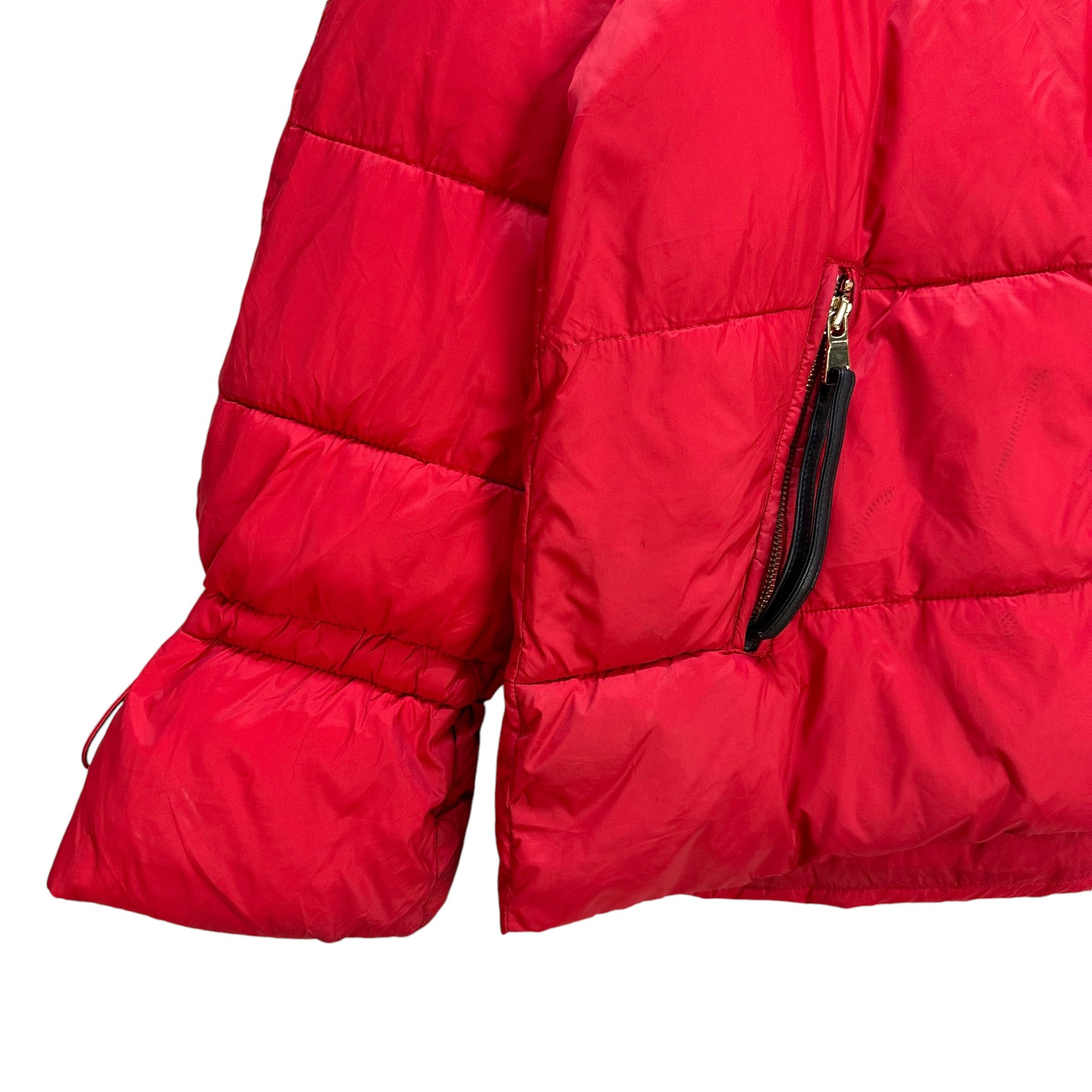 Zara ZARA Outerwear Red Down Jacket Puffer Jacket #A52-1198 Size L / US 10 / IT 46 - 4 Thumbnail