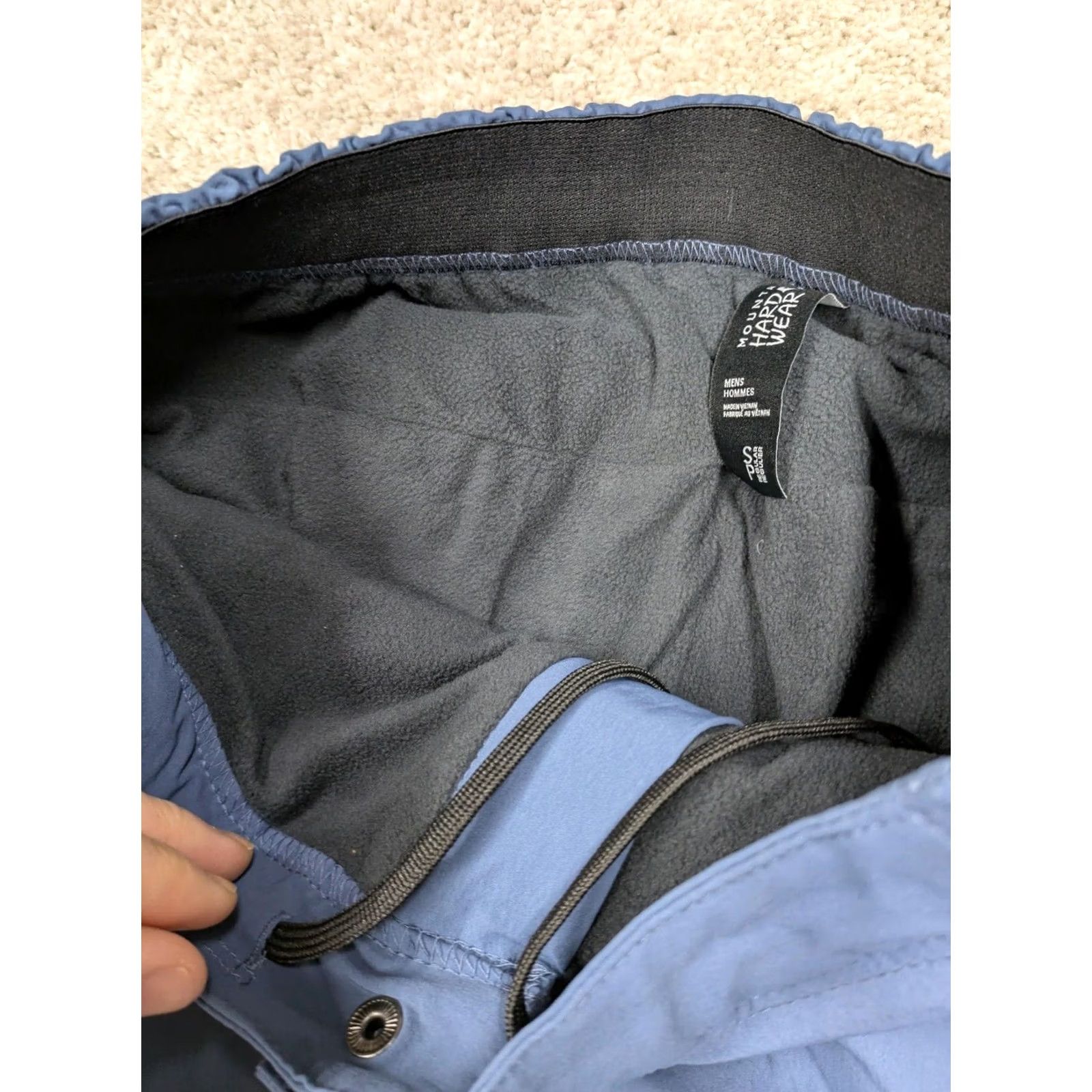 Mountain Hardwear Mountain Hardwear Pants Mens Small Blue Fleece Lined Softshell Snow Insulated Size US 29 - 5 Thumbnail