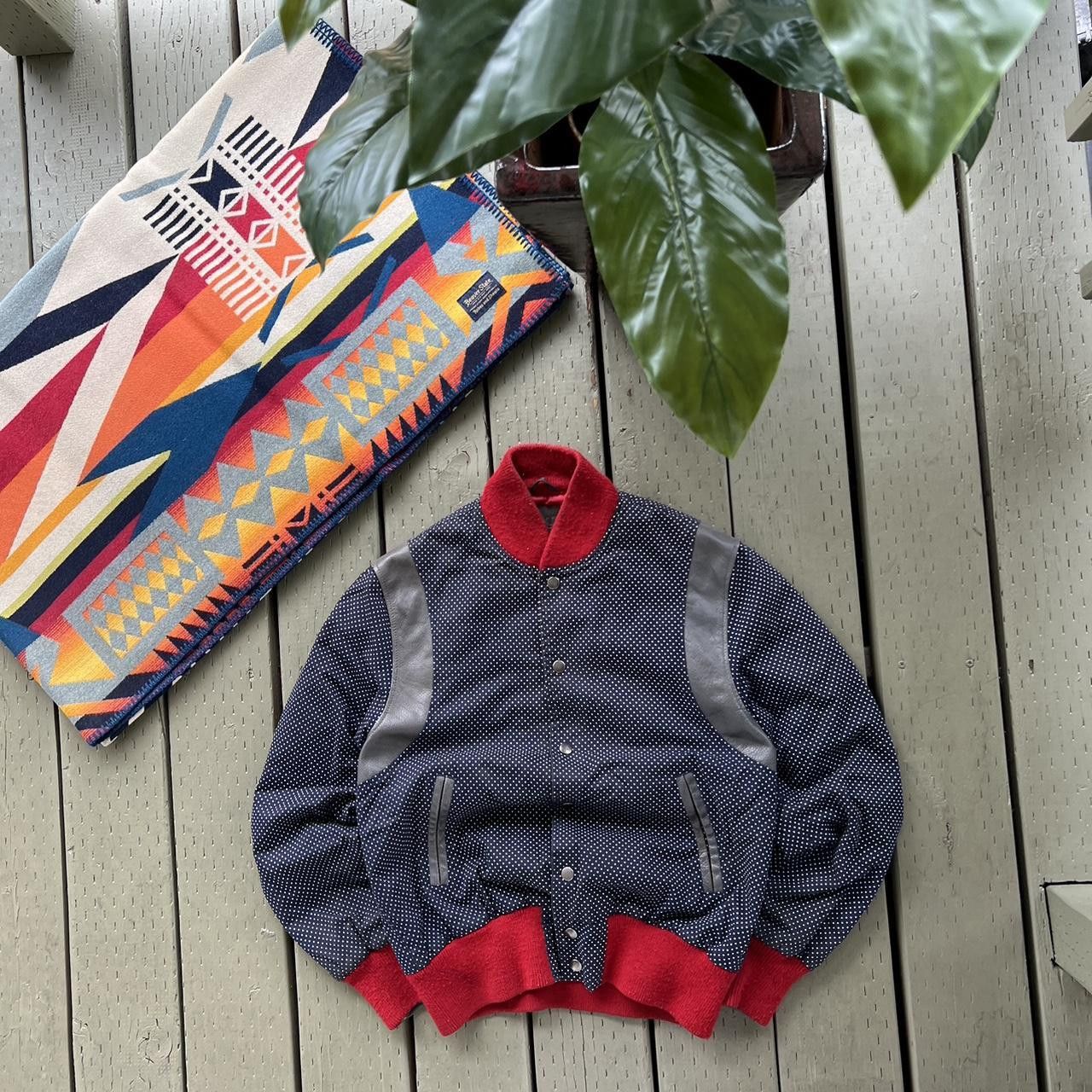 Kith パッチワーク ウールコーチジャケットノクターナル Kith Kith Patchwork Wool Coaches Jacket - Nocturnal, Size