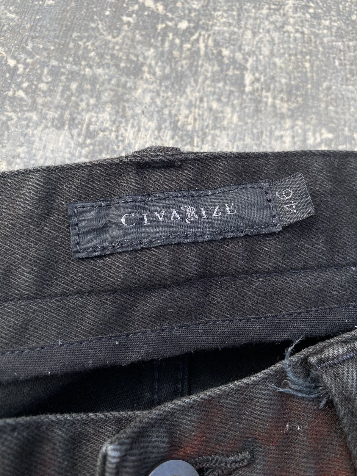CIVARIZE VINTAGE CIVARIZE JAPAN FLARE GRUNGE PUNK RAVE ZIPPER BOOTCUT Size US 30 / EU 46 - 4 Thumbnail