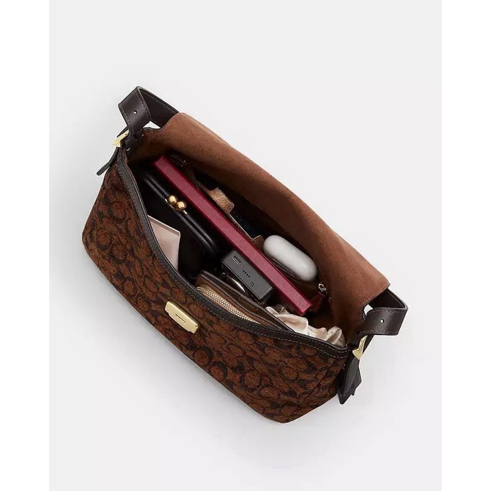 Coach NWT Limited Coach Etta Flap Shoulder Bag Chenille CCE58 Size ONE SIZE - 13 Thumbnail