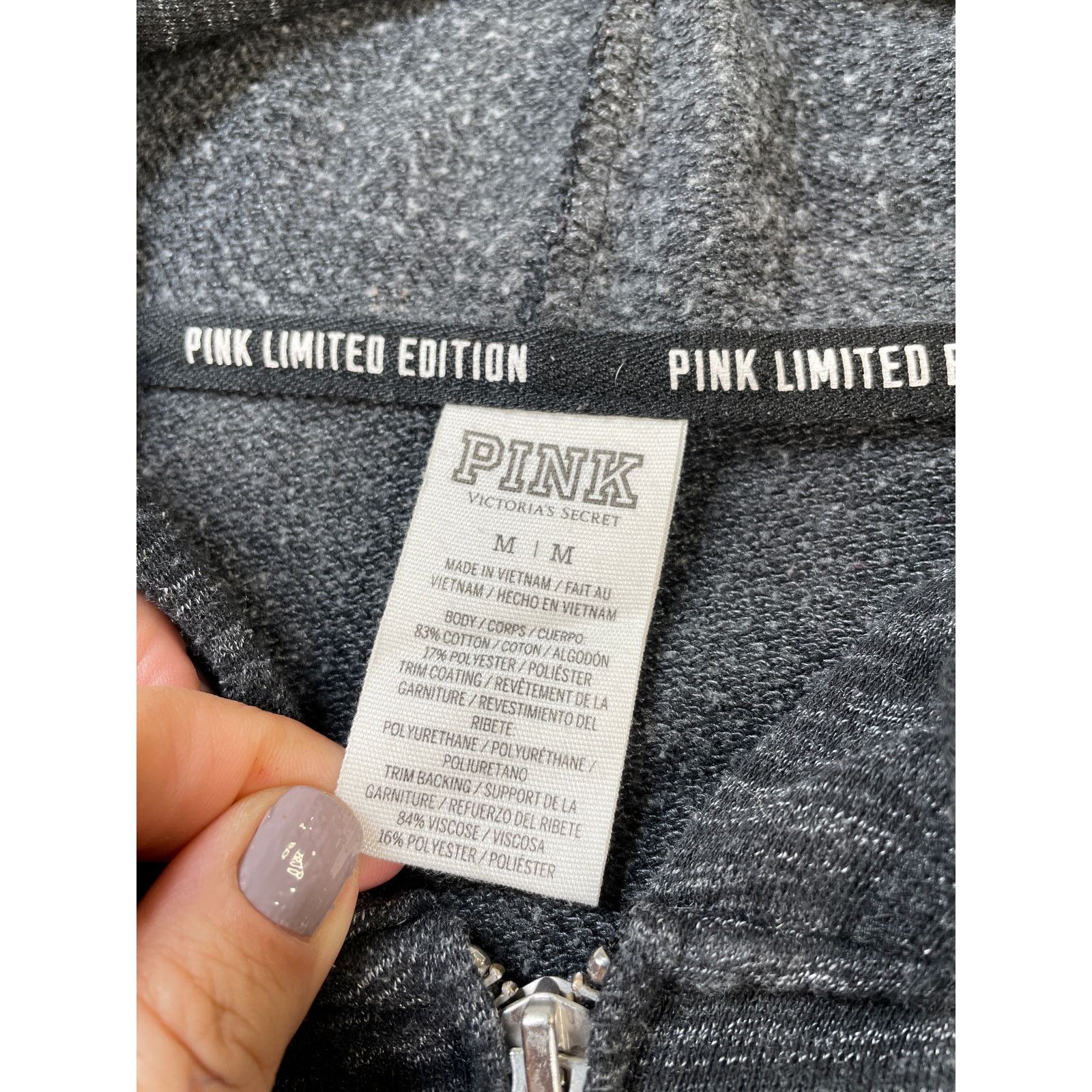 Victoria's Secret Limited Edition Victoria Secret Pink Zip Lounge Set M & L Size 32" / US 10 / IT 46 - 4 Thumbnail