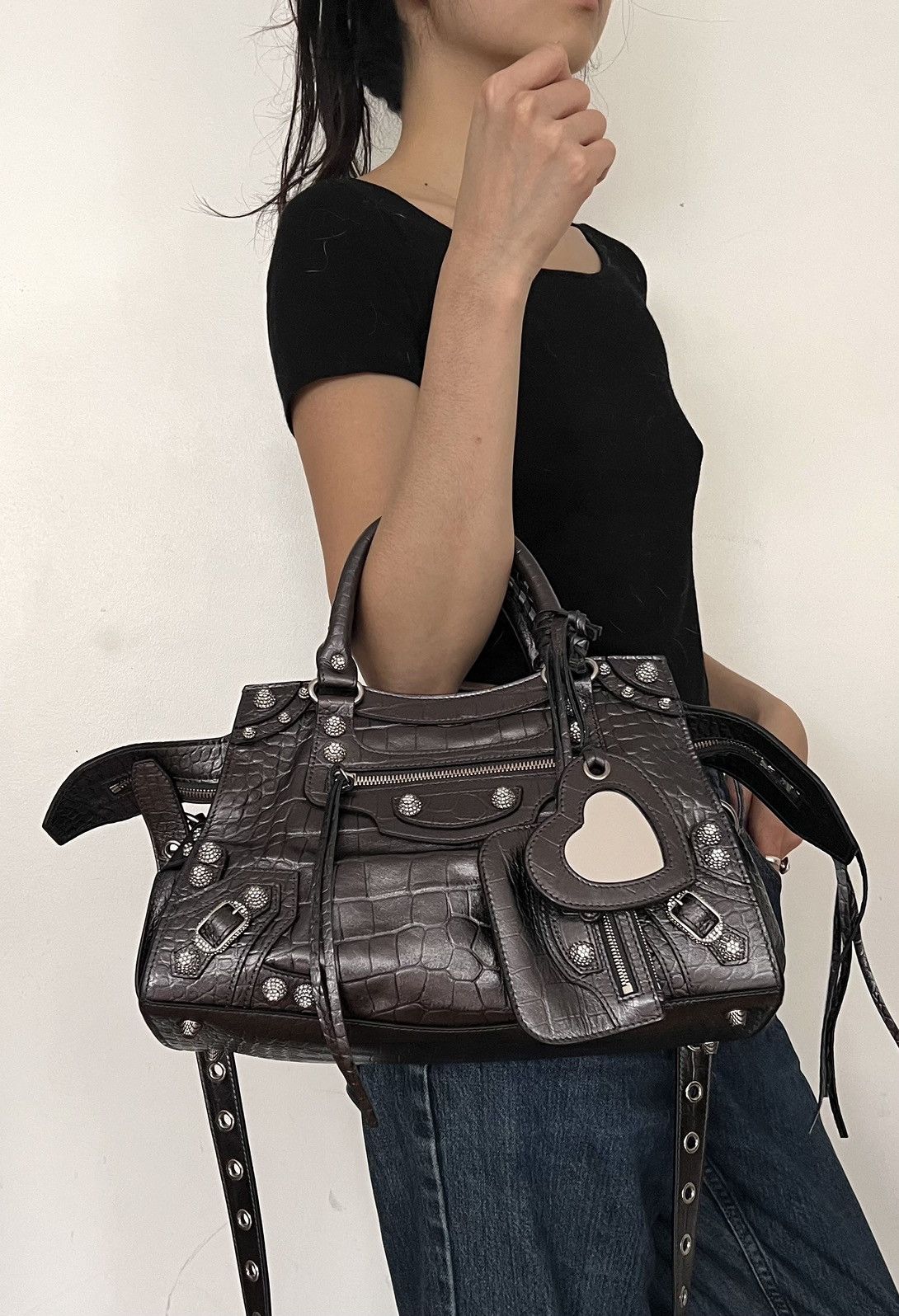 Balenciaga Balenciaga Neo Cagole City Handbag Size ONE SIZE - 14 Thumbnail