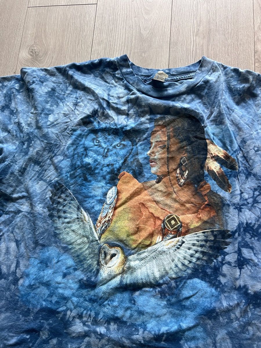 Other Vintage 90s Animal Tee Shirt Owl Indigenous Woman Mountain Size US XL / EU 56 / 4 - 1 Thumbnail