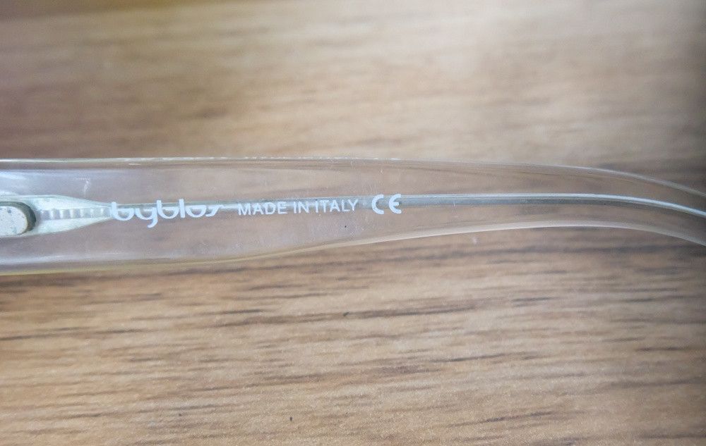 Byblos Byblos B256-S Glasses Clear Frame Made in Italy Size ONE SIZE - 5 Thumbnail
