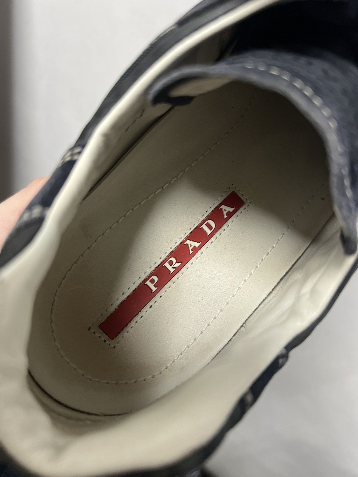 Prada Vintage Prada Blue American Cup Luxury Sneakers Size US 9 / EU 42 - 16 Thumbnail