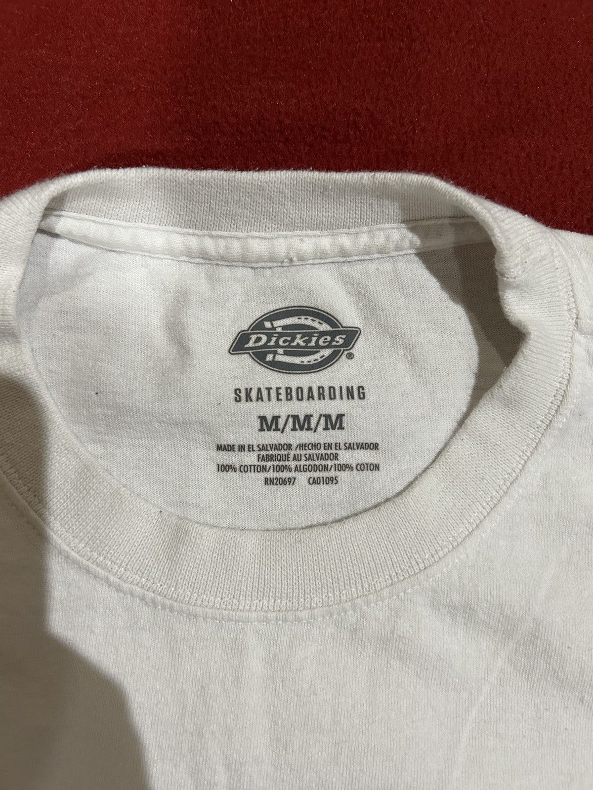 Dickies × Vintage White dickies cotton t-shirt with graphic design Size US M / EU 48-50 / 2 - 2 Thumbnail