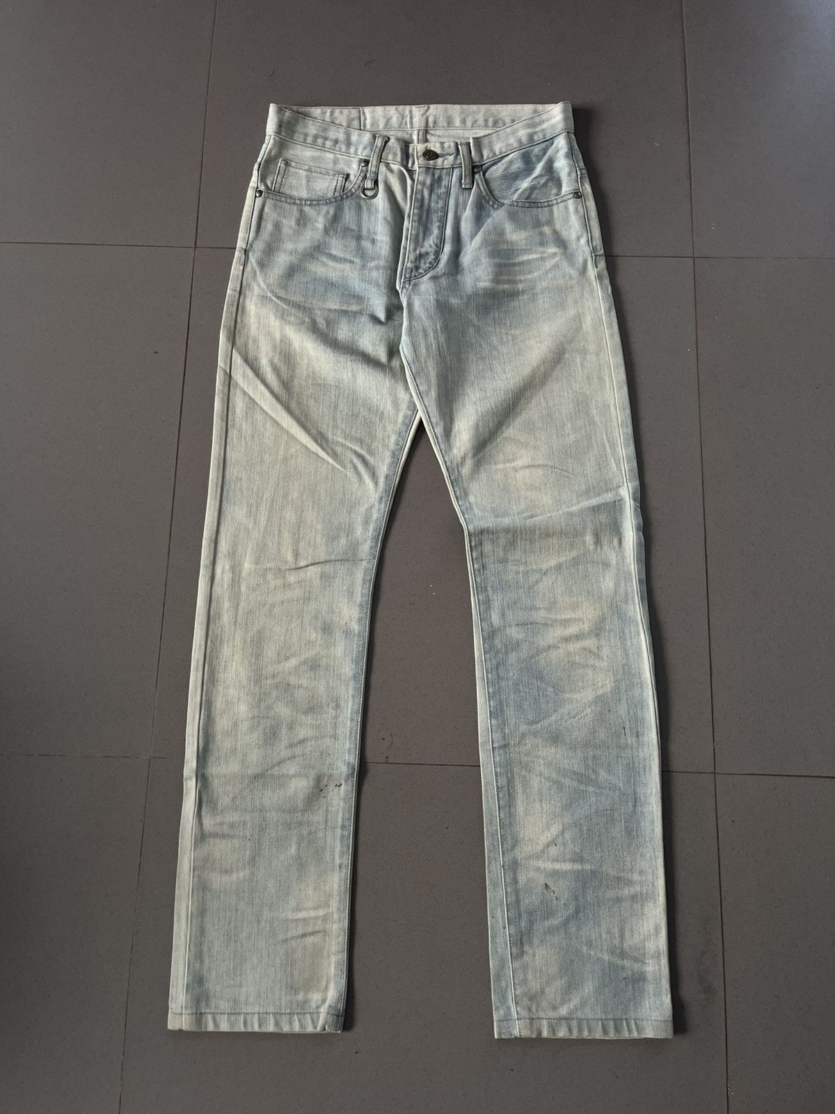 Tornado Mart TORNADO MART JAPANESE DENIM JEANS BASIC BLUE FADE PANTS Size US 30 / EU 46 - 1 Thumbnail