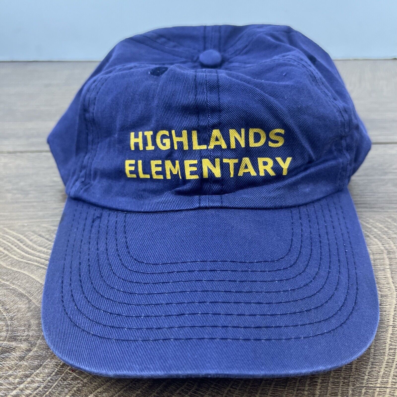 Other Highlands Elementary Snapback Hat Blue Adjustable Hat Blue A Size ONE SIZE - 4 Thumbnail